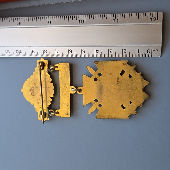 Cyrene Knights Templar Zanesville No 10 Medal Pin Badge Medallion - Picture 5 of 7